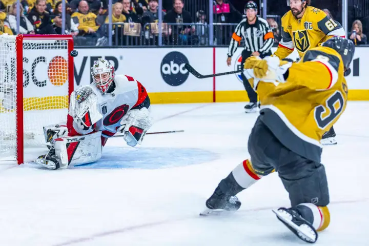 Vegas vs the league in the MoneyPuck data